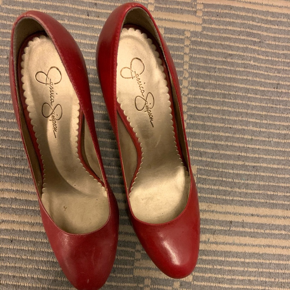 Jessica Simpson Red Pumps
